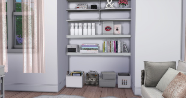 Sims 4 Girly Office Room Build at AymiasSims