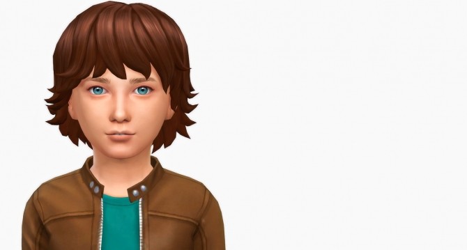 Sims 4 Med Wavy Kids Version at Simiracle