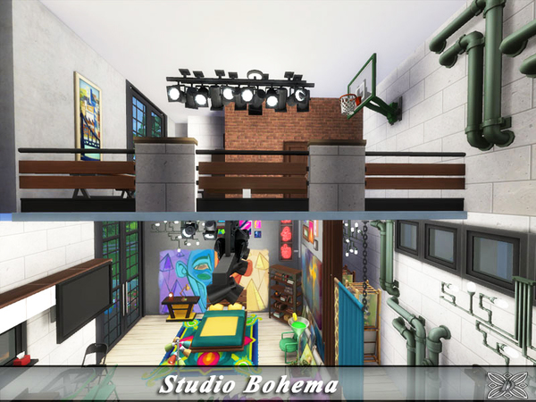 Sims 4 Studio Bohema by Danuta720 at TSR
