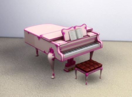 Buyable Classical Piano recolors by xordevoreaux at Mod The Sims
