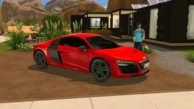 Sims 4 Audi R8 e tron at LorySims