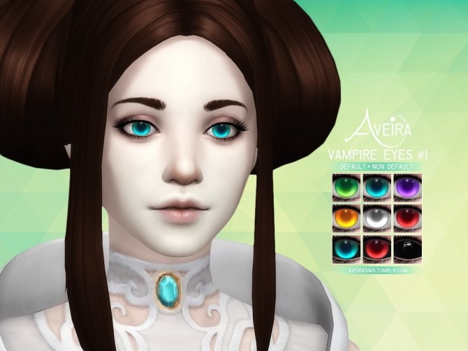Sims 4 Vampire Eyes #1 at Aveira Sims 4