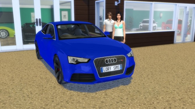 Sims 4 Audi RS5 at LorySims