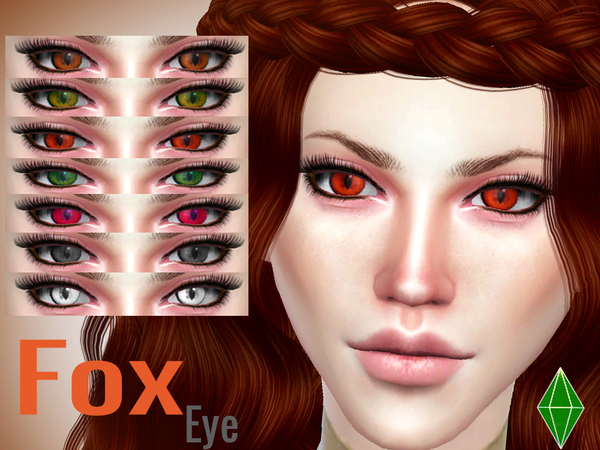 Sims 4 Fox Eyes by LJP Sims at TSR