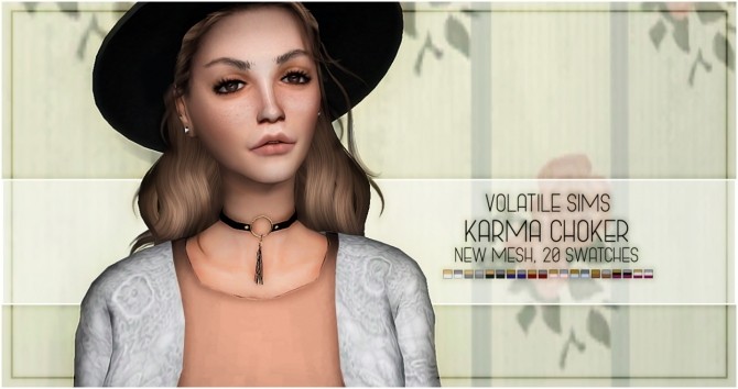 Sims 4 KARMA CHOKER at Volatile Sims