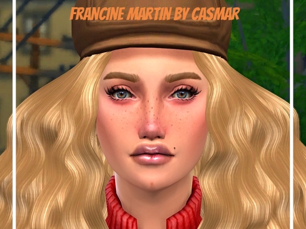Sims 4 Francine Martin by Casmar at TSR