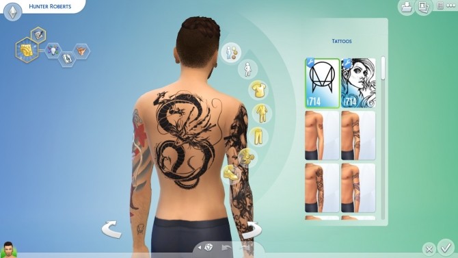Sims 4 OWSLA Tattoo Lower Arm (Left) by aduncan at Mod The Sims
