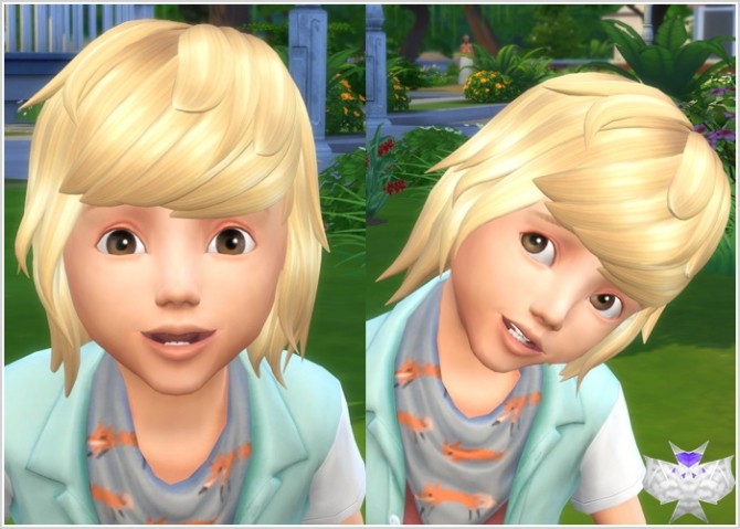 Sims 4 Spikey Hair for Toddlers at David Sims