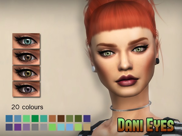 Sims 4 KM Dani Eyes Non Default by Kitty.Meow at TSR