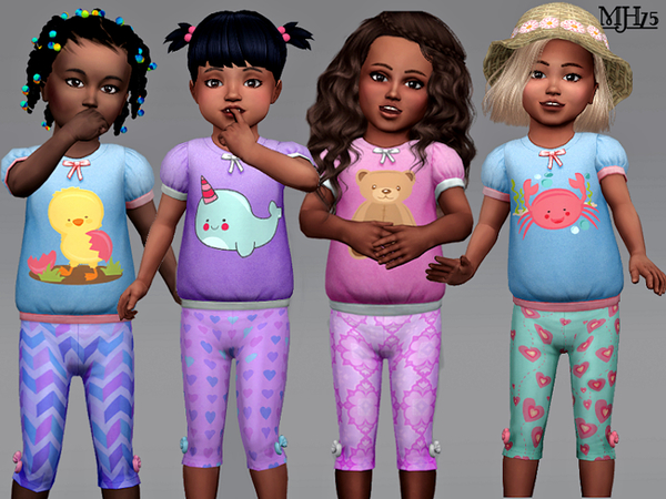 Sims 4 S4 Toddler Outfit by Margeh 75 at TSR