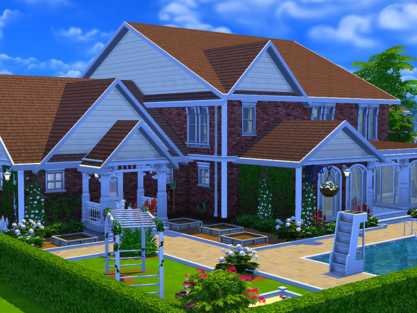 Sims 4 The Serenity house by sharon337 at TSR