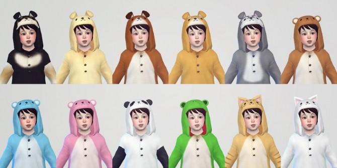 Sims 4 Imadako animal night wear conversion for Toddler at KK’s Sims4 – ooobsooo
