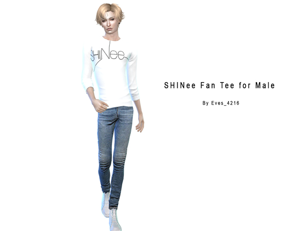 Sims 4 K Pop SHINee Top For Male by Eves 4216 at TSR
