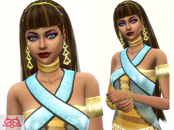 Sims 4 Cleo de Nile Set by Colores Urbanos at TSR
