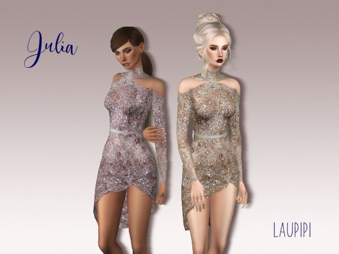 Sims 4 Julia dress at Laupipi