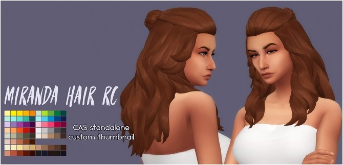 Sims 4 Miranda Hair RC by Sympxls at SimsWorkshop