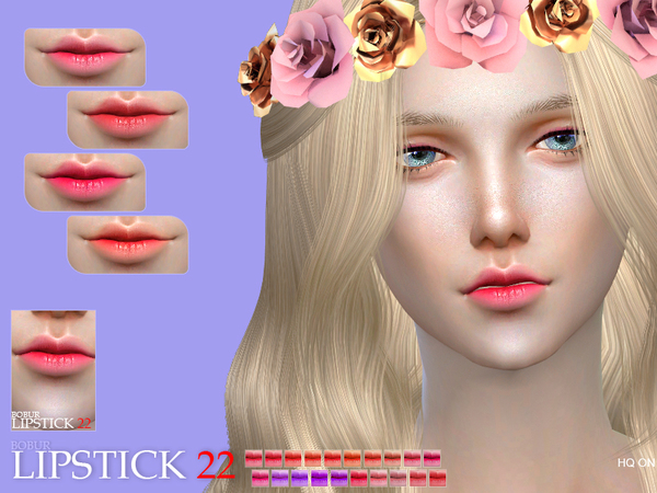 Sims 4 Lipstick 22 by Bobur3 at TSR