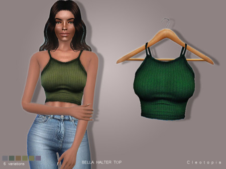 BELLA Halter Top by Cleotopia at TSR