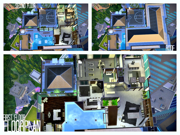 Sims 4 Penthouse No.1 by Hasthepsut at TSR