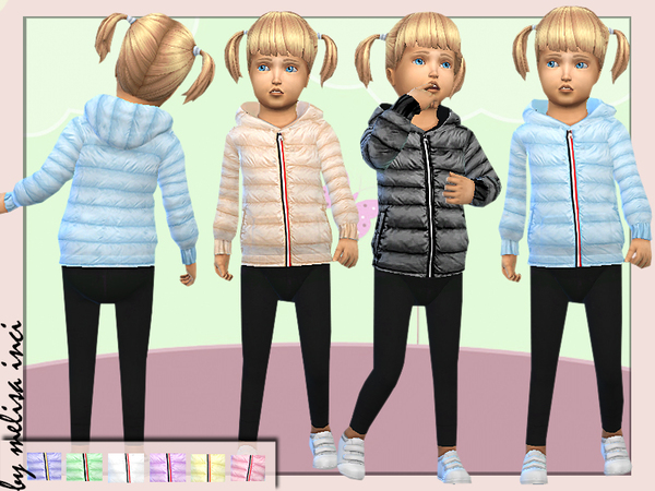 Sims 4 Toddlers Padded Puffer Jacket by melisa inci at TSR