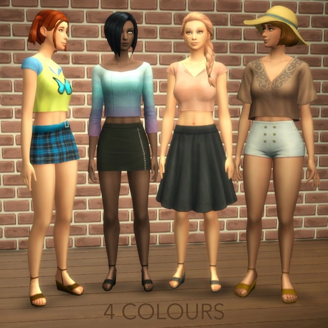 Sims 4 The Sims Bustin Out Wedges by SimsRocka778 at Mod The Sims