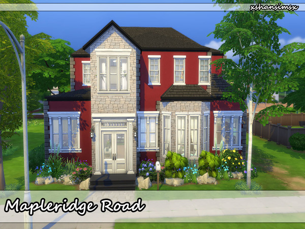 Sims 4 Mapleridge Road house by naora at TSR