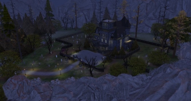 Sims 4 Eternal Night in Forgotten Hollow by TwistedMexi at Mod The Sims