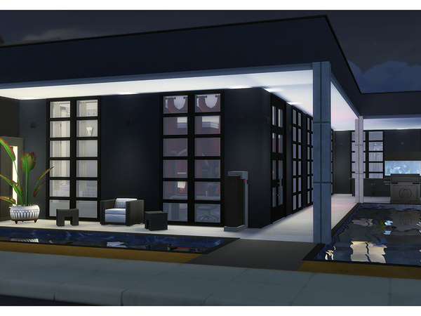 Sims 4 Xavier modern home by Degera at TSR