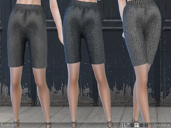 Sims 4 Valeria shorts by Bobur3 at TSR