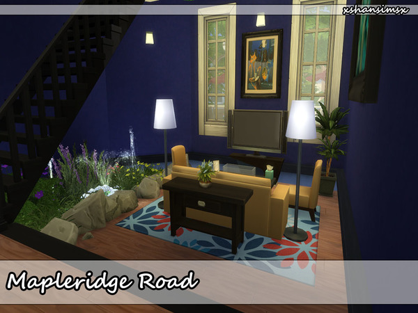 Sims 4 Mapleridge Road house by naora at TSR