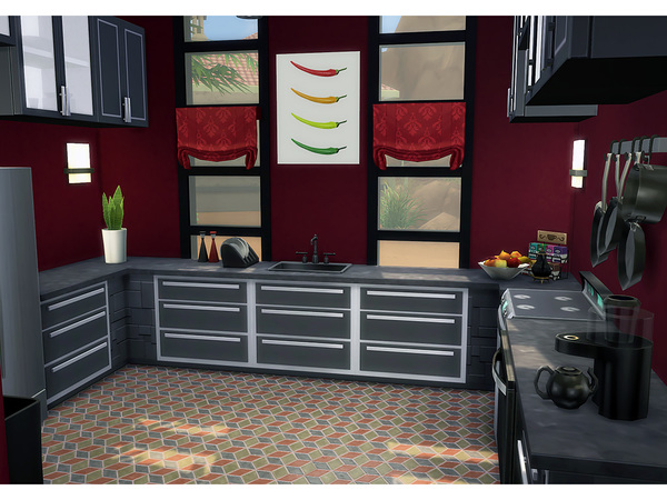 Sims 4 Xavier modern home by Degera at TSR