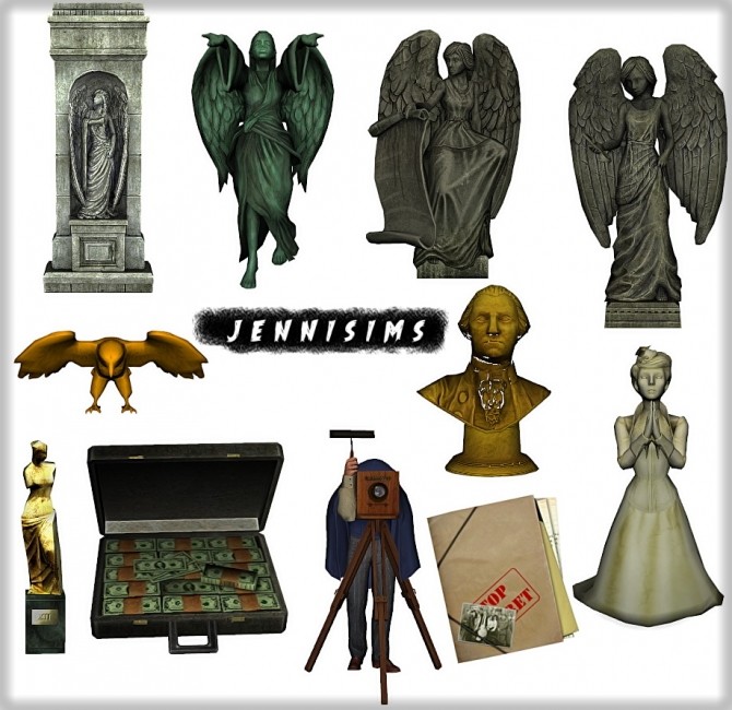 Sims 4 Decoratives Vol 41 (11 items) at Jenni Sims