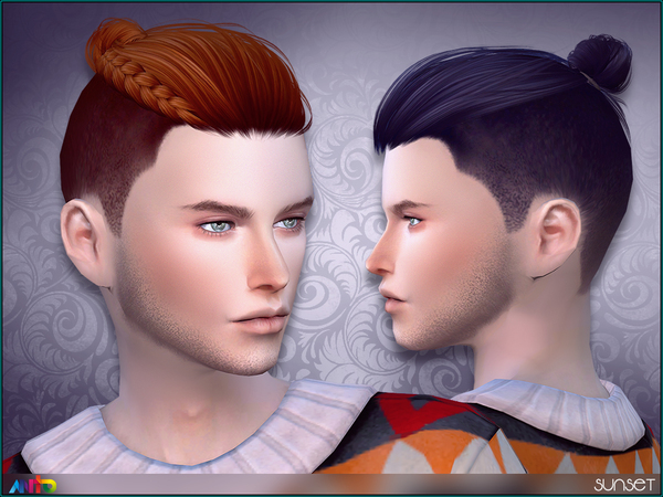 Sims 4 Sunset Hair by Anto at TSR