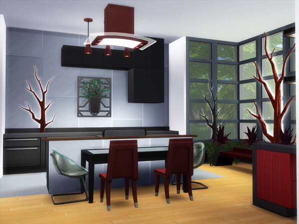 Sims 4 Onyx house by Danuta720 at TSR