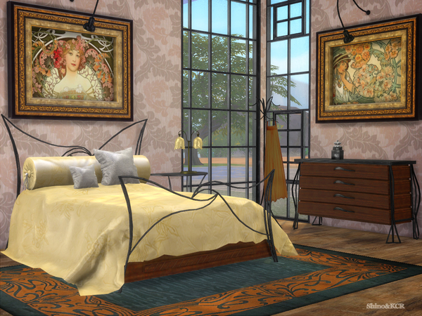 Sims 4 Tavarua bedroom by ShinoKCR at TSR