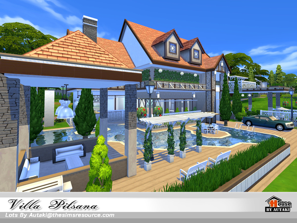 Sims 4 Villa Pitsana by autaki at TSR