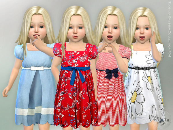 Sims 4 Toddler Dresses Collection P04 by lillka at TSR