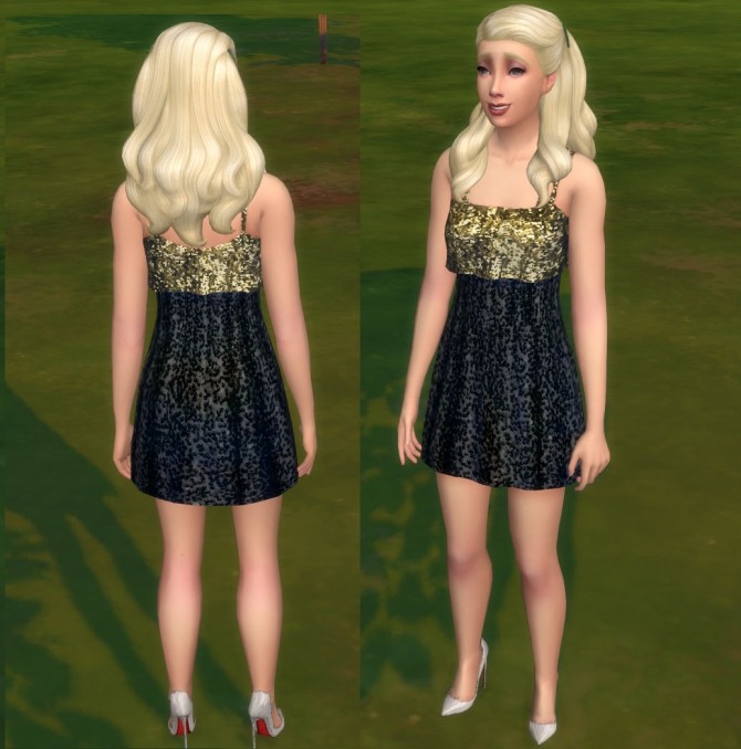 Sims 4 Strappy Mini Dresses by Snowhaze at Mod The Sims