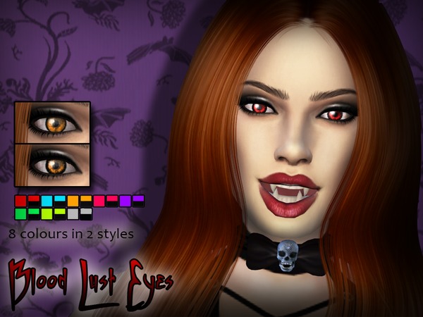 Sims 4 Blood Lust Vampire Eyes by Kitty.Meow at TSR