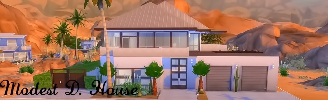 Sims 4 Modest D. House by SimsOMedia at SimsWorkshop