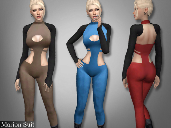 Sims 4 Marion Suit by Genius666 at TSR