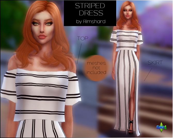 Sims 4 Cc Slit Dress