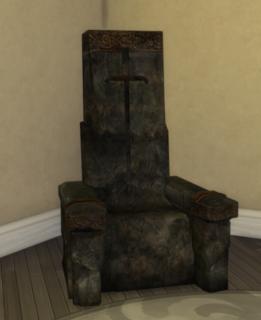 Hafiseazale’s GOT Serath Throne by BigUglyHag at SimsWorkshop