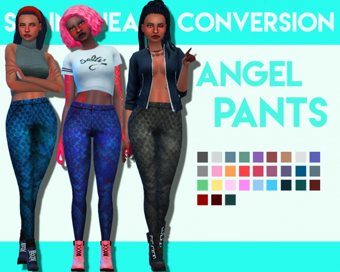 Angel Pants by Weepingsimmer at SimsWorkshop » Sims 4 Updates