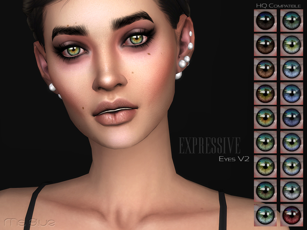 Sims 4 Expressive Eyes V2 HQ by Ms Blue at TSR