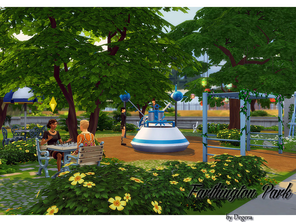 Sims 4 Farthington Park by Degera at TSR
