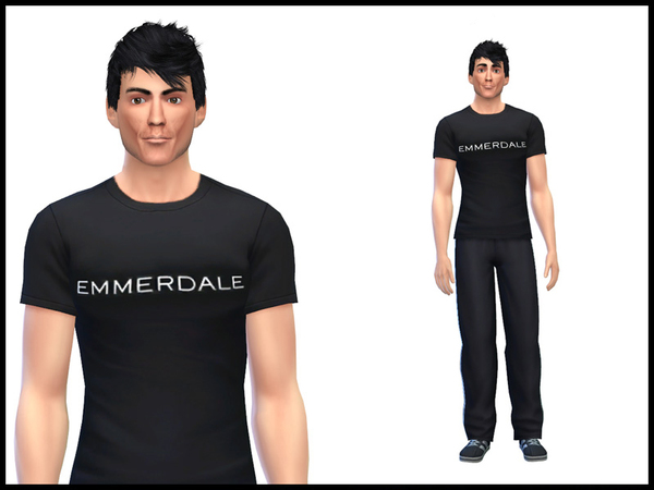 Sims 4 Emmerdale T Shirt by Witchbadger at TSR