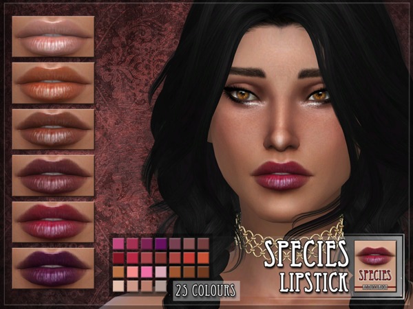 Sims 4 Species Lipstick by RemusSirion at TSR