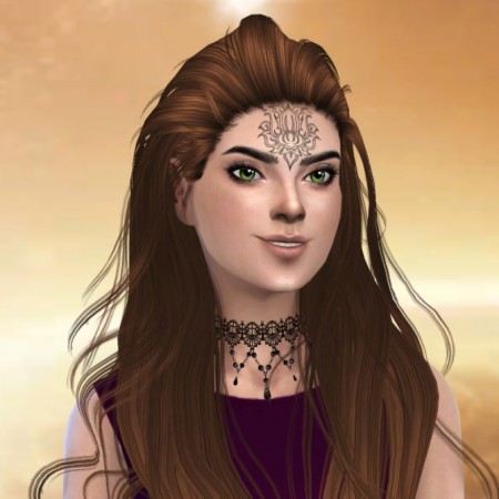 Pagan and Mehndi face&head tattoo set by Velouriah at Mod The Sims