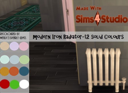 Modern Iron Radiator by wendy35pearly at Mod The Sims